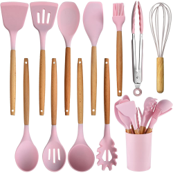 Set de Utensilios de Cocina de Silicona
