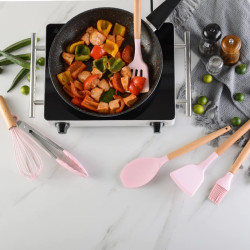 Set de Utensilios de Cocina de Silicona