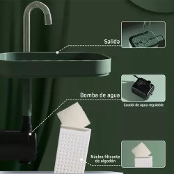 Bebedero Fuente Automática Para Gato Y Perro 1.5l Con Filtro